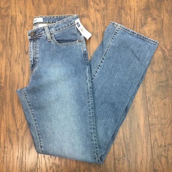 GAP Denim - NWT GAP Light Wash Blue Sandblasted Fade Bootcut Jeans 5 Pocket Aged Look 6 R